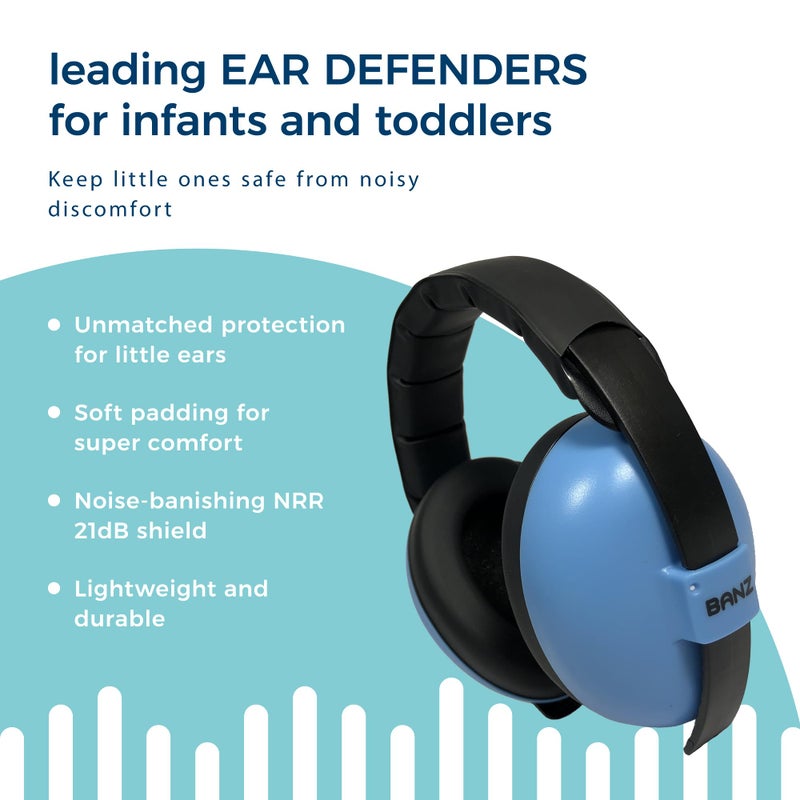 Banz Bubzee Baby Headphones for Noise Protection - Baby Ear Muffs, Newborn Infant & Toddler, 0 to 36 Months, Adjustable - Image 3